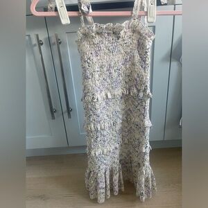 Katie J NYC flower printed tube dress sz xl